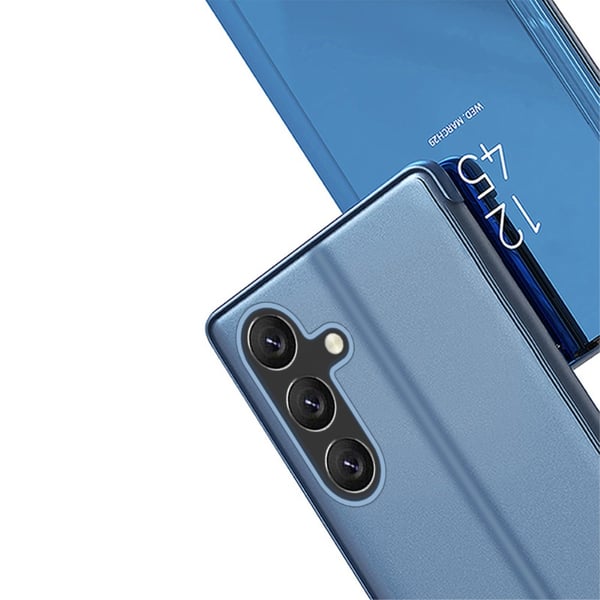 SKALO Samsung A54 5G Clear View Flip Cover - Blå