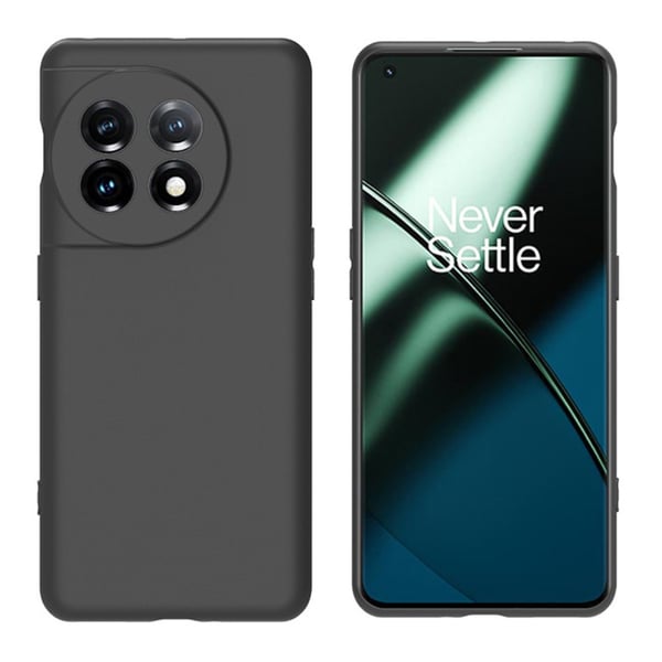 SKALO OnePlus 11 5G Mattamusta erittäin ohut TPU-suojakuori SKALO OnePlus 11 5G Mattamusta erittäin ohut TPU-suojakuori