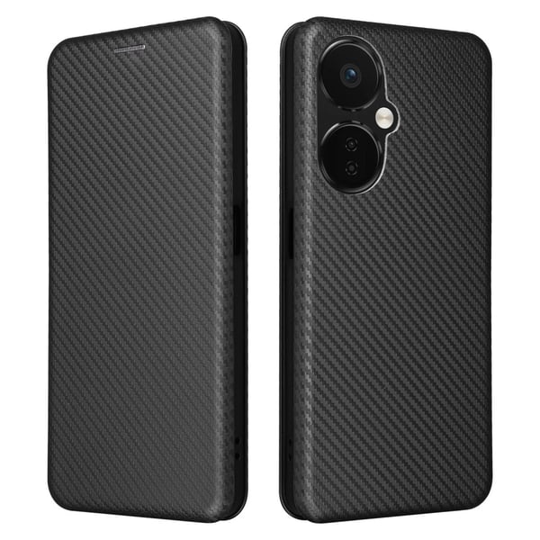 SKALO OnePlus Nord CE 3 Lite 5G Carbon Fiber Pungetui - Sort