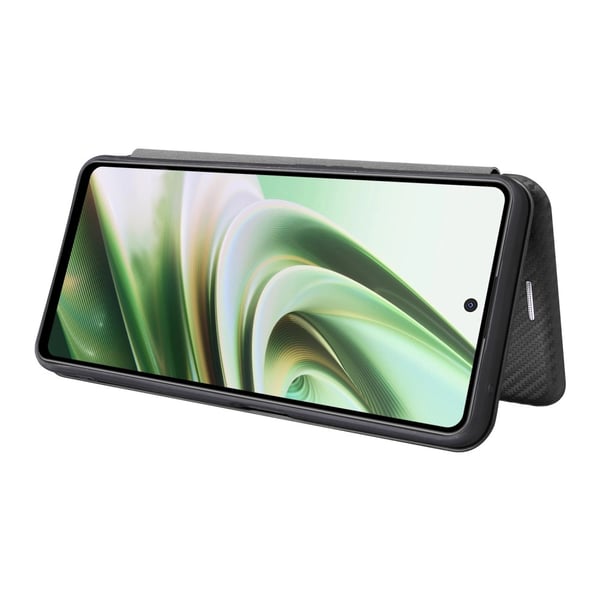 SKALO OnePlus Nord CE 3 Lite 5G Carbon Fiber Pungetui - Sort