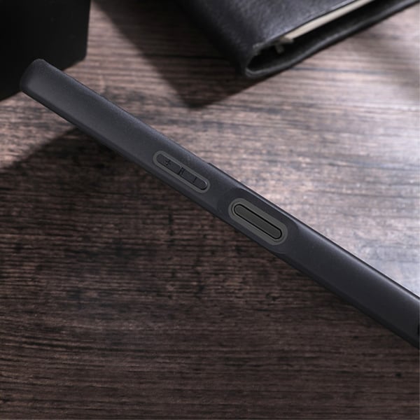 SKALO Sony Xperia 10 V PU læder hybrid magnetisk ring Cover - Sort