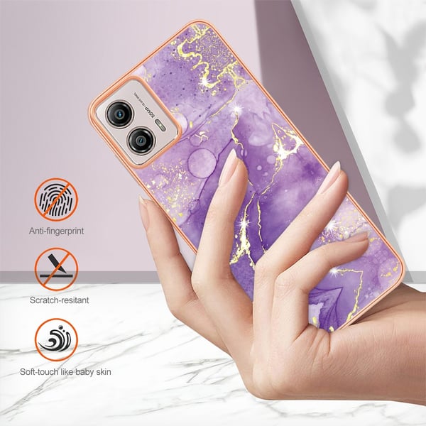 SKALO Motorola Moto G53 5G Marmor TPU-cover - #2