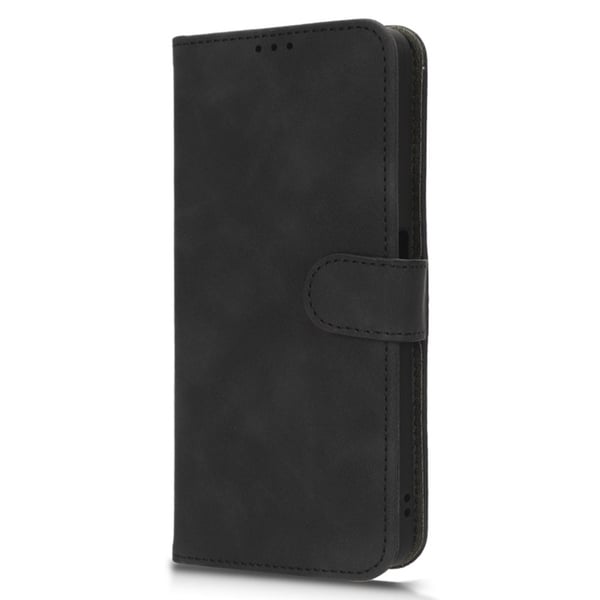 SKALO OnePlus Nord CE 3 Lite 5G Matt PU-læderpungetui - Sort