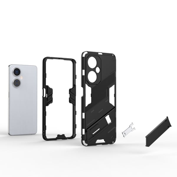 SKALO OnePlus Nord CE 3 Lite 5G Hybrid BIBERCAS Cover - Hvid