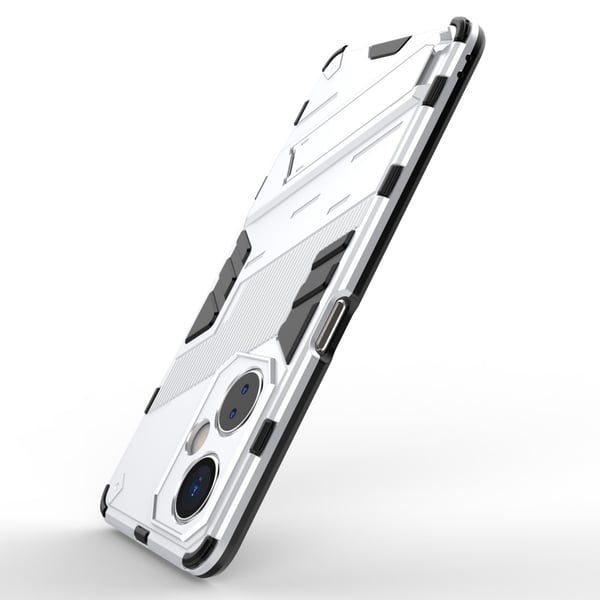 SKALO OnePlus Nord CE 3 Lite 5G Hybrid BIBERCAS Cover - Hvid