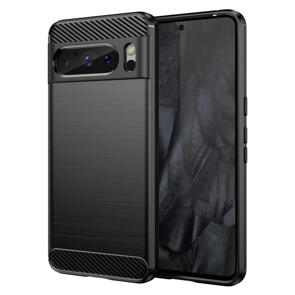 SKALO Google Pixel 8 Pro Armor Carbon Stødsikker TPU-cover