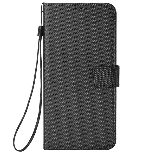 SKALO Google Pixel 8 Pro Premium Mini Rhombus Wallet Flip Cover - Sort