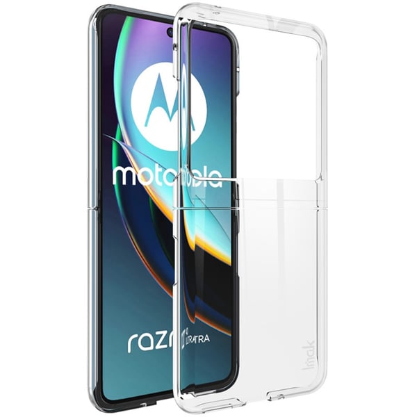 IMAK Motorola Razr 40 Ultra 5G Crystal Case II Pro 2-delt Cover - Gennemsigtig