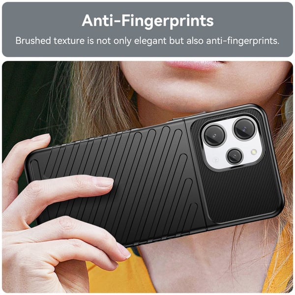 SKALO Xiaomi Redmi 12 4G/5G Armor Thunder Cover - Sort