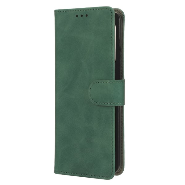 SKALO Samsung Z Fold5 Lompakkokotelo PU-nahkaa - Vihreä