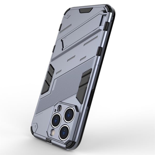 SKALO iPhone 15 Pro Max Hybrid BIBERCAS Cover - Mørkeblå