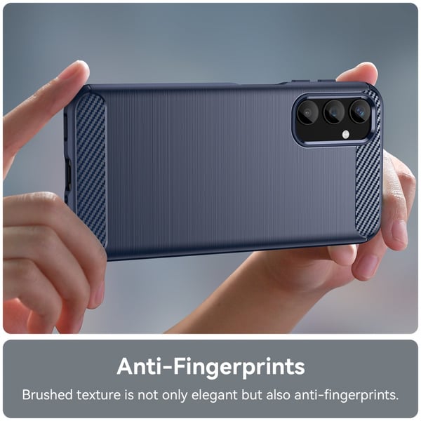 SKALO Samsung A25 5G Armor Carbon Stødsikker TPU-cover