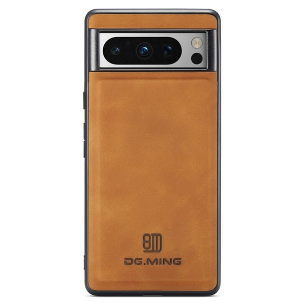 DG.MING Google Pixel 8 Pro Premium PU-læder Hybrid Cover - Brun