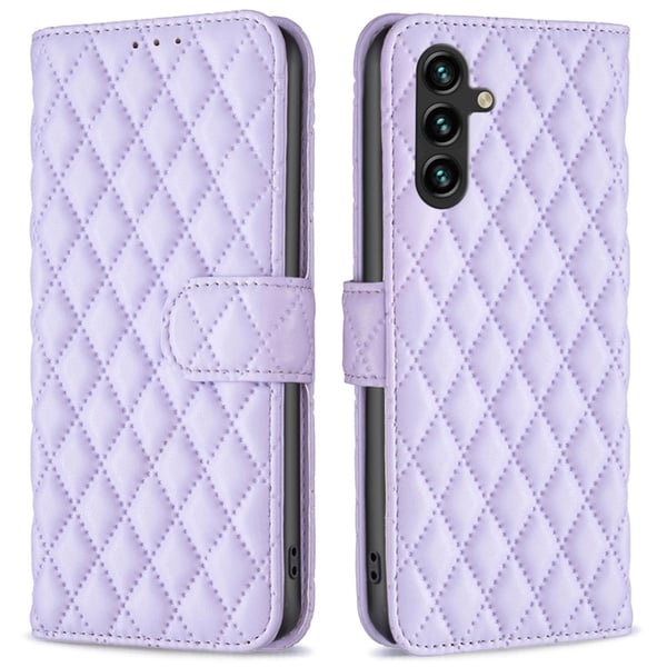 SKALO Samsung A05s 4G BINFEN COLOR Tikattu Lompakko - Violetti