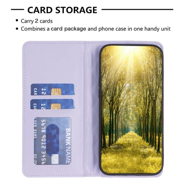 SKALO Samsung A15 4G BINFEN COLOR Big Wallet Quilted Flip Cover - Lilla