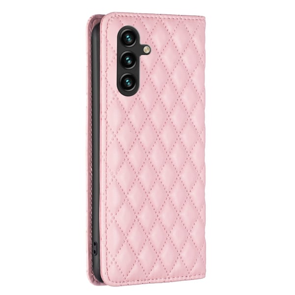 SKALO Samsung A15 4G BINFEN COLOR Big Wallet Quilted Flip Cover - Pink