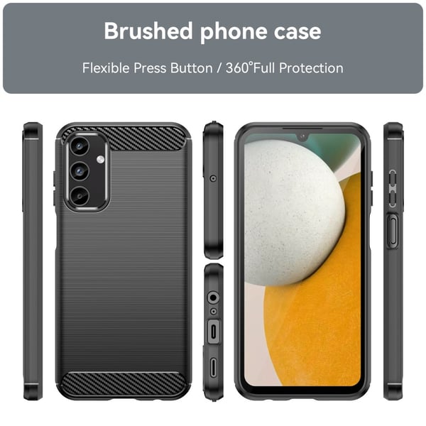 SKALO Samsung A15 5G Armor Carbon Stødsikker TPU-cover