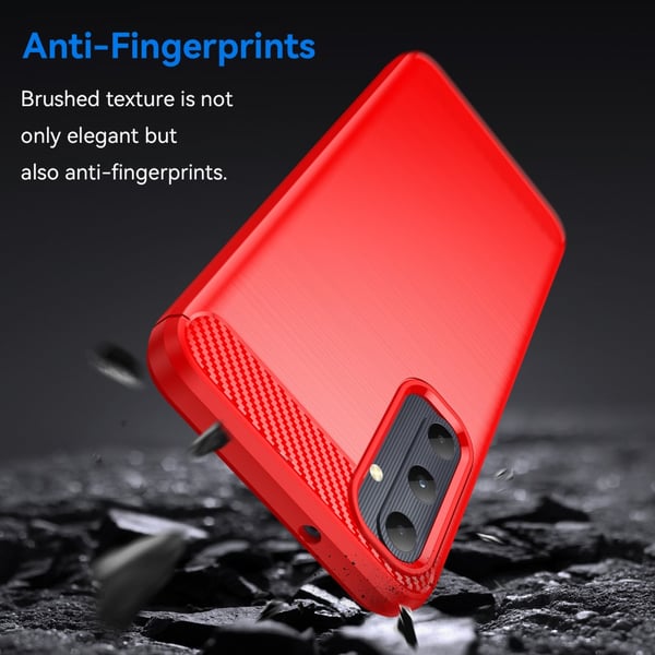 SKALO Samsung A05s 4G Armor Carbon Stødsikker TPU-cover