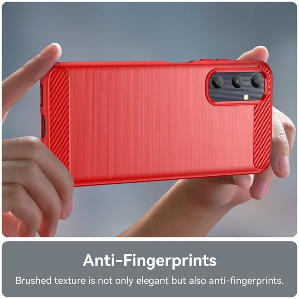 SKALO Samsung A05s 4G Armor Carbon Stødsikker TPU-cover
