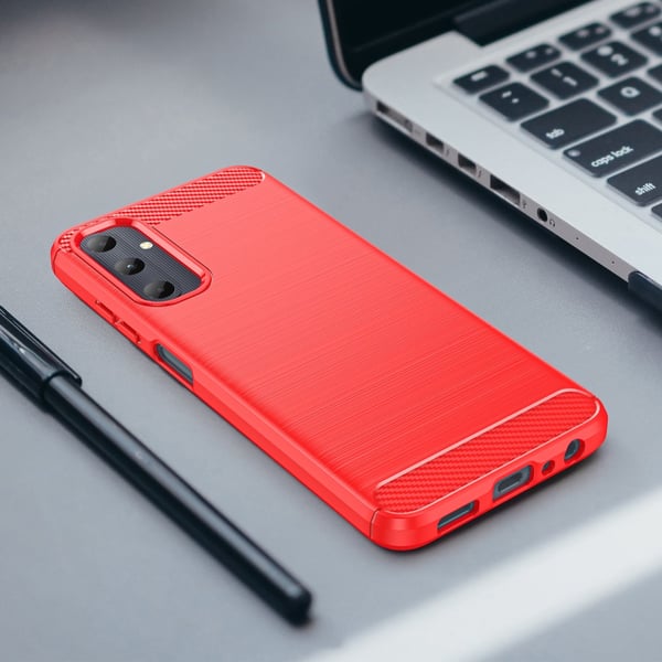 SKALO Samsung A05s 4G Armor Carbon Stødsikker TPU-cover