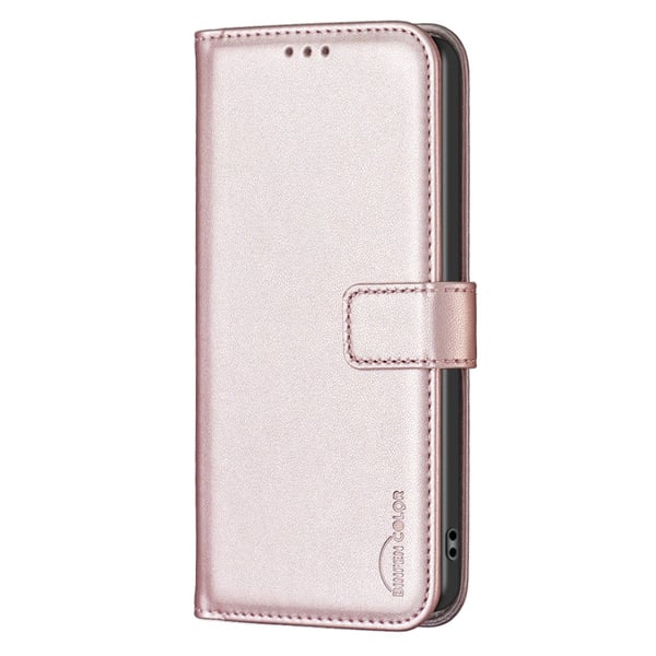 Motorola Moto G84 5G BINFEN COLOR Præget Flip Cover - Rosa guld