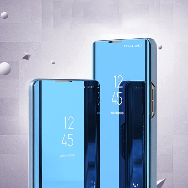 SKALO Xiaomi 13T/13T Pro Clear View Mirror Lompakko - Ruusukulta