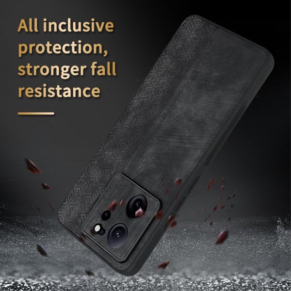 SKALO Xiaomi 13T/13T Pro AZNS PU læder Cover - Sort