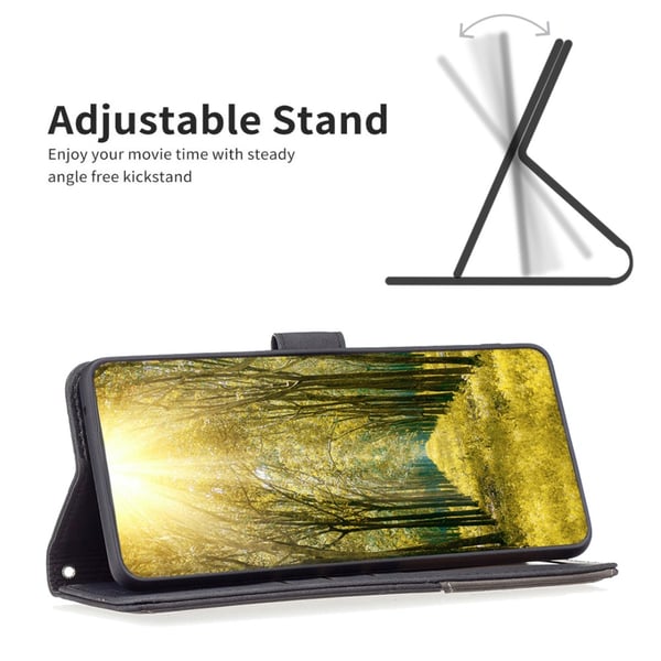 Xiaomi 13T/13T Pro BINFEN COLOR Kohokuvioitu Lompakkokotelo - Musta