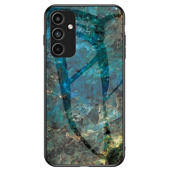 SKALO Samsung A15 4G Marmor hærdet glas TPU Cover - #4
