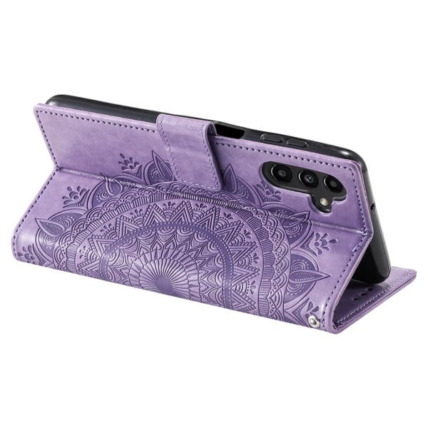SKALO Samsung S24 Mandala Flip Cover - Lilla