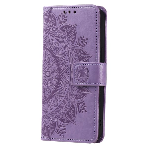 SKALO Samsung S24 Mandala Flip Cover - Lilla