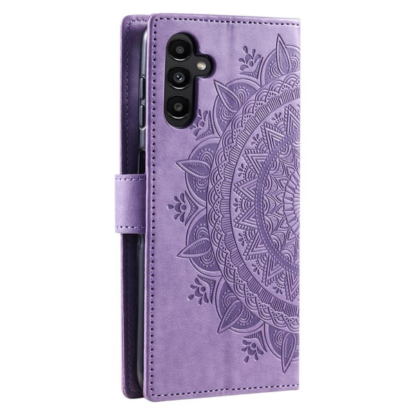 SKALO Samsung S24 Mandala Flip Cover - Lilla