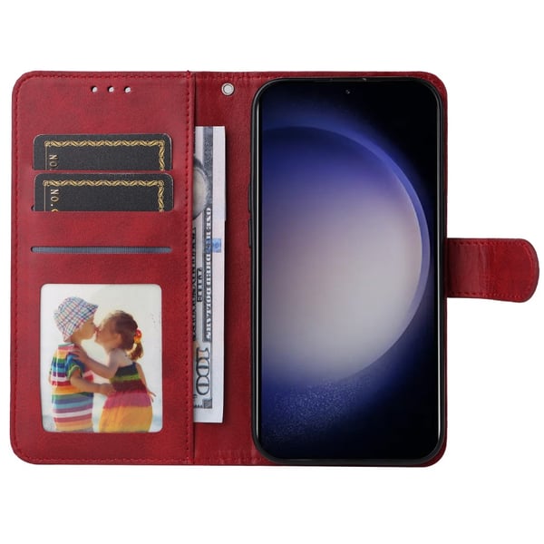 SKALO Samsung S24+ PU-læder Pungetui