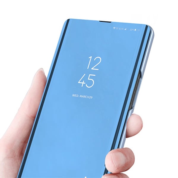 SKALO Samsung S24 Clear View Flip Cover - Lilla
