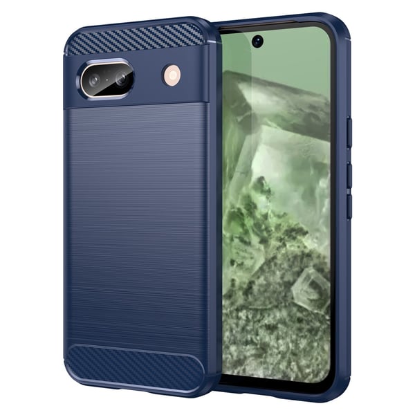 SKALO Google Pixel 8a Armor Carbon Iskunkestävä TPU suojakuori SKALO Google Pixel 8a Armor Carbon Iskunkestävä TPU suojakuori