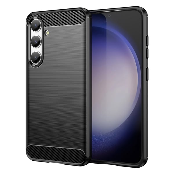 SKALO Samsung S24 Armor Carbon Stødsikker TPU-cover