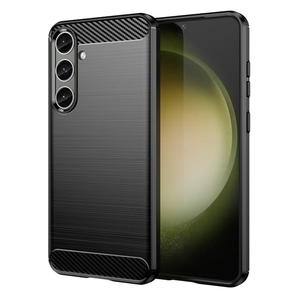 SKALO Samsung S24+ Armor Carbon Stødsikker TPU-cover