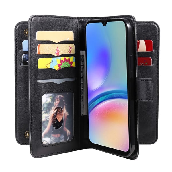SKALO Samsung A05s 4G 10-RUM Flip Cover - Sort