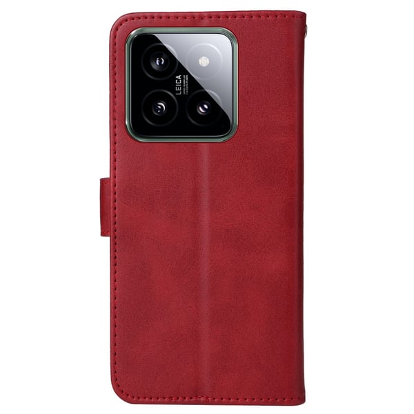 SKALO Xiaomi 14 5G PU-læder Pungetui