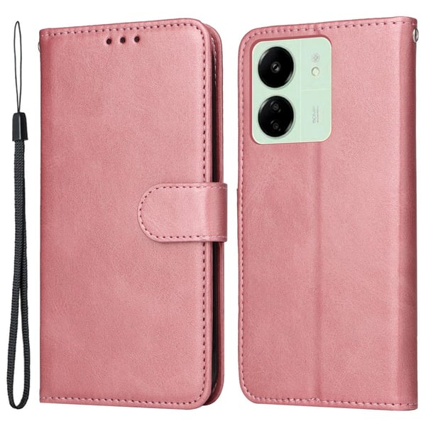 SKALO Xiaomi Redmi 13C 4G PU-nahkainen Lompakkokotelo SKALO Xiaomi Redmi 13C 4G PU-nahkainen Lompakkokotelo
