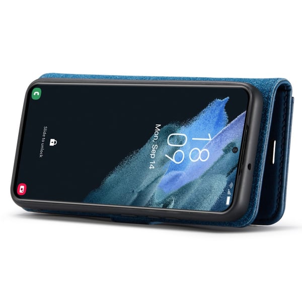 DG MING Samsung S24 2-i-1 Magnet Pungetui - Blå