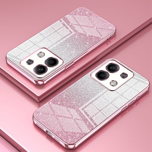 SKALO Xiaomi Redmi Note 13 5G Electroplating Farve Cover - Pink