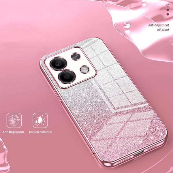 SKALO Xiaomi Redmi Note 13 5G Electroplating Farve Cover - Pink