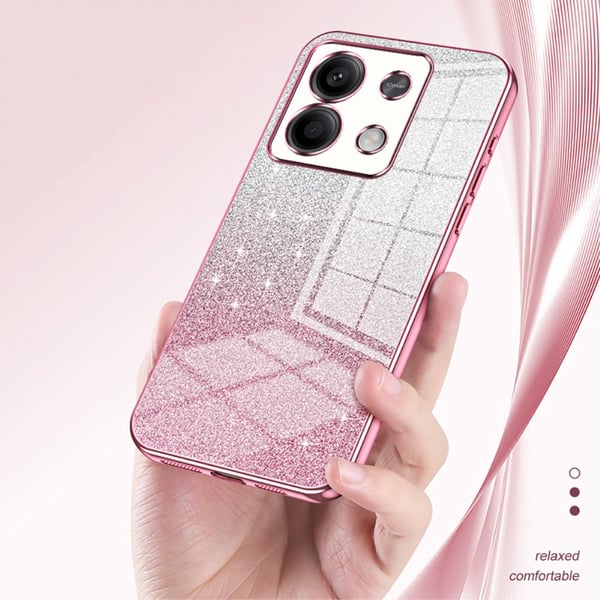 SKALO Xiaomi Redmi Note 13 5G Electroplating Farve Cover - Pink