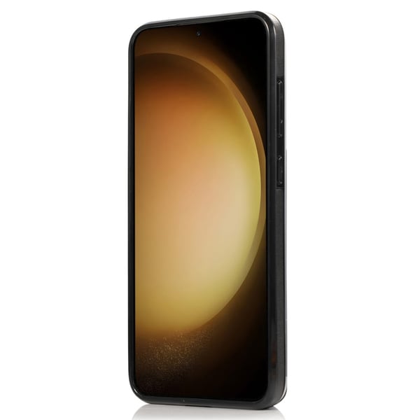 SKALO Samsung S24 PU-læder Cover med Pung - Sort