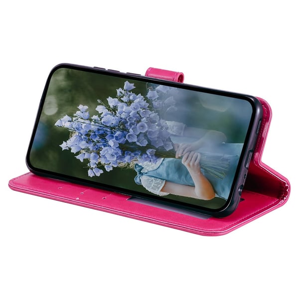 SKALO Xiaomi Redmi 13C 4G Mandala lompakkokotelo - Cerise