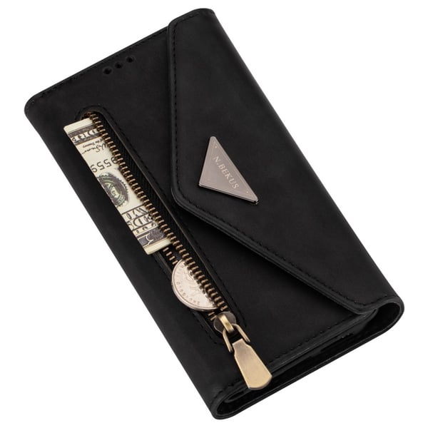 SKALO Samsung S24 Ultra Evelope Clutch 8-RUM - Sort