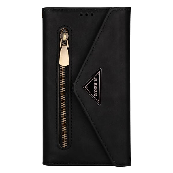 SKALO Samsung S24 Ultra Evelope Clutch 8-RUM - Sort