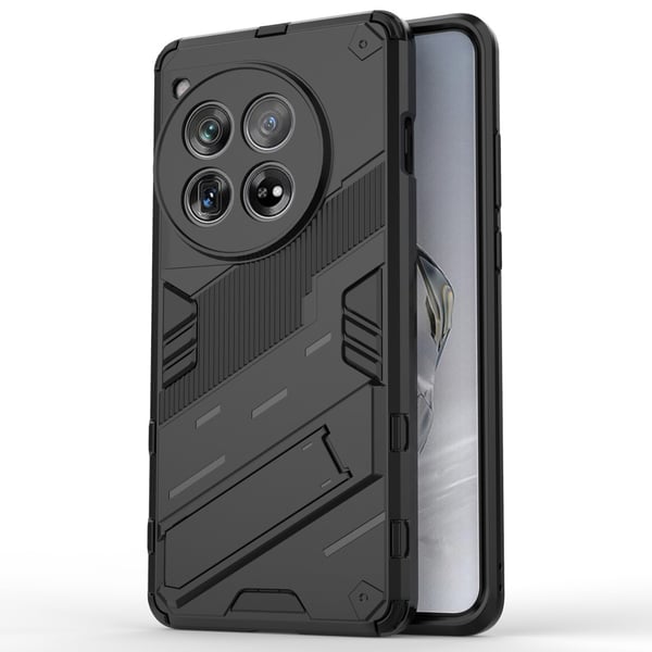 SKALO OnePlus 12 5G Hybrid BIBERCAS Suojakuori - Musta SKALO OnePlus 12 5G Hybrid BIBERCAS Suojakuori - Musta