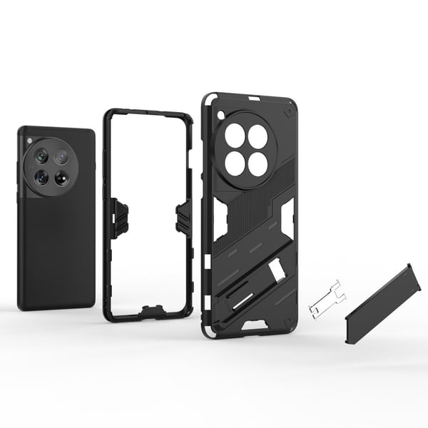 SKALO OnePlus 12 5G Hybrid BIBERCAS Cover - Sort